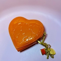 ハート型エナメルコインケース 新品未使用の画像