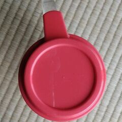 ★新品★粉ふるい器★赤いベース付き★定価1,900円の画像