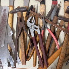 大工道具まとめて　のこぎりトンカチペンチなどDIY道具の画像