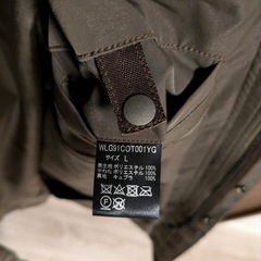 BRIEFING　ブリーフィングステンカラーコート　カーキ　Lの画像