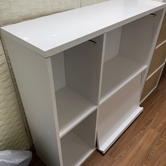 カラーボックス白の画像