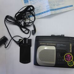 アイワ TR-3 ラジオチューナー付きカセットレコーダー 昭和レトロの画像