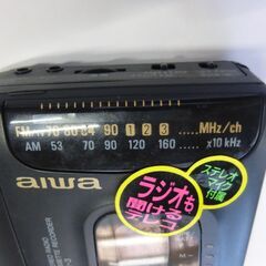 アイワ TR-3 ラジオチューナー付きカセットレコーダー 昭和レトロの画像