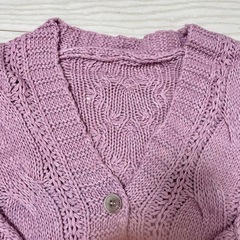 カーディガン ピンク ニット  新品の画像