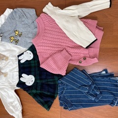 100センチ相当　女の子　秋冬服の画像