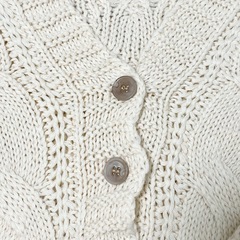 カーディガン 白 ホワイト 新品の画像