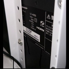 SHARP40型　スタンド付きの画像
