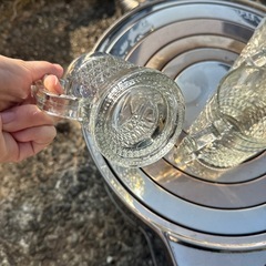 懐かしいガラスコップ　4個セットの画像