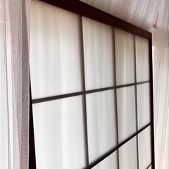 建具 昭和 ガラス戸　窓 4枚　の画像