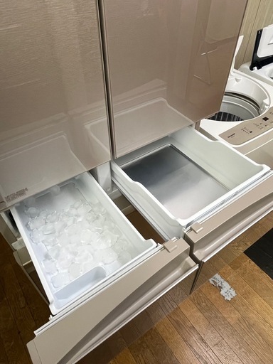 #31 おすすめ商品!! 大型6ドア!! MITSUBISHI 2022年 455L MR-MX46H-C ガラスパネル フレンチドア