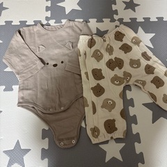動物柄ベビー服　5点セット　70-80cmの画像