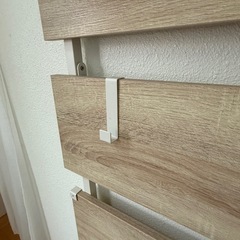 木目調のパーティションの画像