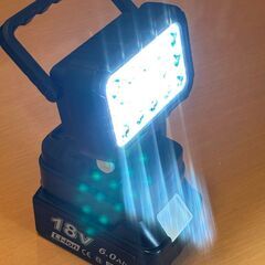 マキタ18V,14.4V対応 LED/USB充電/電源供給&極太ケーブル付きの画像