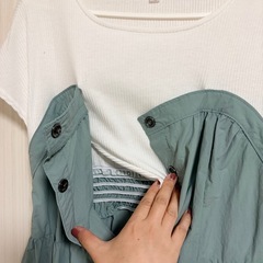 マタニティー　授乳服　ワンピースの画像