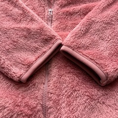 【未使用】ユニクロ フリース ピンク 120の画像