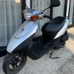 ＜動作・美品車＞希少・スズキ レッツ2・CA1PA・2スト・シルバー・原付バイクの画像