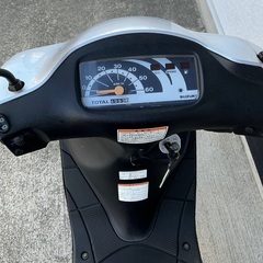 ＜動作・美品車＞希少・スズキ レッツ2・CA1PA・2スト・シルバー・原付バイクの画像