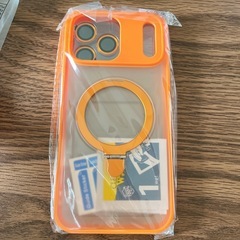 【新品】iPhone17 pro max ケース　アイフォン　オレンジの画像