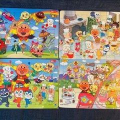 アンパンマン パズル 5点セット 30/45/65/80ピース(お風呂パズル16ピース)の画像
