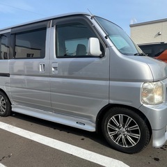 ホンダ　バモス❗️7.3万キロ❗️AT❗️社外ハンドル❗️の画像