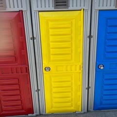 仮設トイレ　簡易洋式　中古清掃済み　の画像