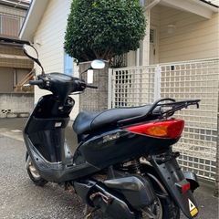 乗車して帰れます　ヤマハ　アクシス　トリート　自賠責保険令和7年12月迄残っております　祖父が免許証返納の為、必要な方へお譲りさせてくださいの画像