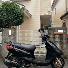 乗車して帰れます　ヤマハ　アクシス　トリート　自賠責保険令和7年12月迄残っております　祖父が免許証返納の為、必要な方へお譲りさせてくださいの画像