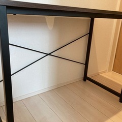【美品】ニトリ デスク ザッキー95 ダークブラウンの画像