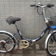 折り畳み自転車　ギア付き　要チェーン交換の画像