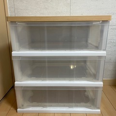 ニトリクロゼット収納の画像