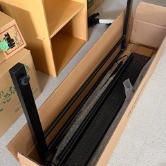【脚のみ】Bauhutte( バウヒュッテ ) ゲーミングデスク 昇降式 PCデスク (幅 120 × 奥行 55 高さ 59~80 cm ) BHD-1200Mの画像