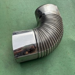 ステンレス製、煙突エルボー　直径120ミリの画像