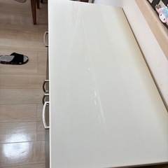 値下げ！ニトリ キッチンカウンターキャスター付きの画像