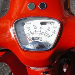 ホンダ ジョルカブ　AF53・４サイクル 　４速・１２ボルト・セル付・超美品 ・レッド、 中古、の画像