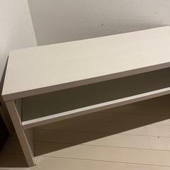 【美品】ホワイト ローテーブル Amazon購入 の画像