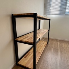オープンラック　ウッドラック　オープンシェルフ　ウッドシェルフ　ハンドメイド
　の画像