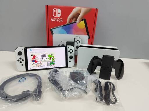 【美品】Nintendo Switch 有機ELモデル 本体 HEG-001/2022年製/HEG-S-KAAAA