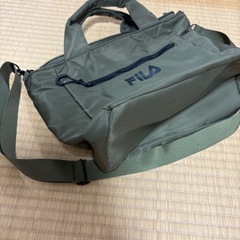 FILA オリーブグリーン ショルダーバッグの画像