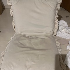 Francfranc フロアチェア S ホワイトの画像