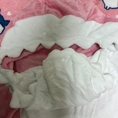 ピンクサメ 着ぐるみ パジャマ ハロウィンコスプレの画像