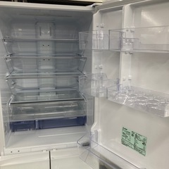 ⭐︎1年間保証⭐︎ 三菱　451L5ドア冷蔵庫　2022年製　MR-MB45H-W1の画像