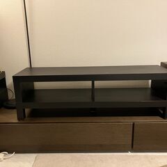 IKEA  LACK ラック テレビ台, ブラックブラウン, 120x35x36 cmの画像