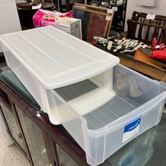 H2510-631 アイリスオーヤマ収納ケース　チェストアイLサイズ　キズ汚れ有りの画像