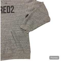 ✨希少・人気✨DSQUARED2 ロゴパーカー グレー M イタリア製 メンズの画像