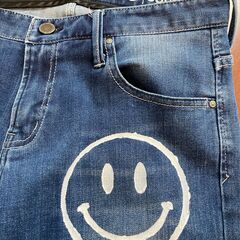 ★スマイル×デニム★オリジナルペイント★の画像