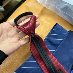 ワンタッチネクタイ 9本セット 10秒装着 無地 簡単 ネクタイ 礼服 卒業式 就活 紳士 人気 カジュアル 結ばないネクタイ ギフトの画像