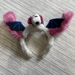 ユニバ　USJ ハロウィン　カチューシャ　スヌーピー
の画像