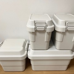 無印　頑丈ボックス　キャンプの画像
