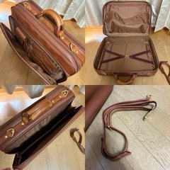 DOWNING ST.★オールレザーブリーフケースの画像