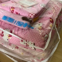 ハローキティ　ジュニア　布団セットの画像